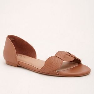NWOT Torrid Open-Toe D'orsay Flats